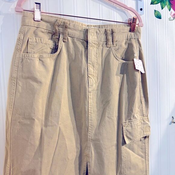 Free People Cargo Skirt Sz 27 - Picture 2 of 6